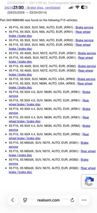 Kit discuri frana fata spate BMW X5/ X6 F15 4.0d