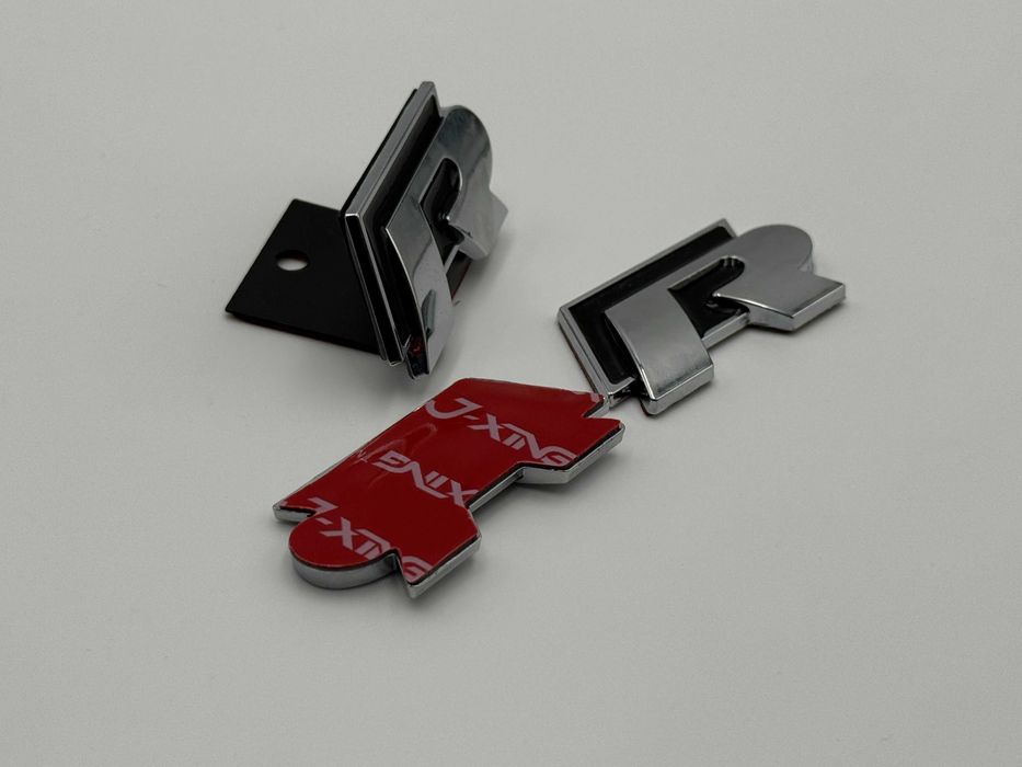 Set Emblema Compatibile VW R R-line negru