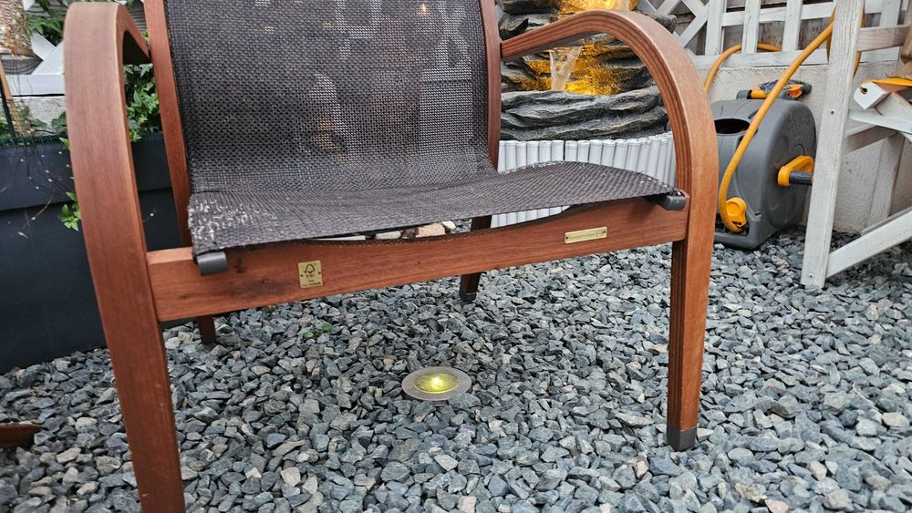 Set lemn eucalipt masa 2 scaune outdoor gradina Tarrington House cafea