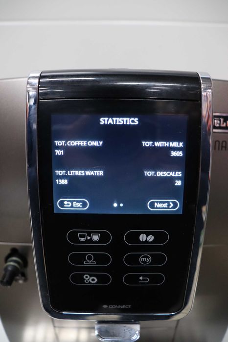 Кафемашина DELONGHI Dinamica Plus ECAM370.95 18 рецепти, кана за мляко