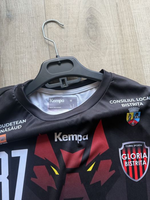 Tricou de handbal Gloria Bistrita Liga Florilor Lorena Ostase 37 Kempa marime M original