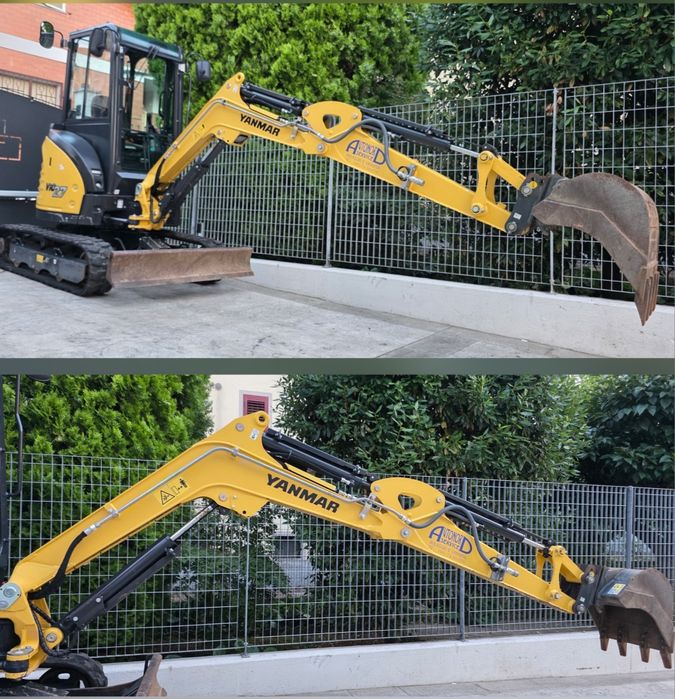Miniexcavator  Yanmar vio27 Cabină impecabil 260h  practic NOU