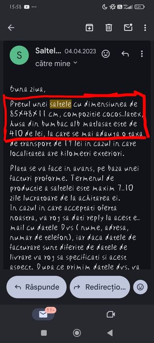 Pătuț Co-sleeping Treppy Mini + saltea pe comandă