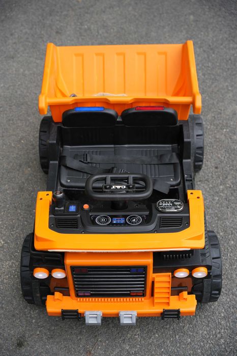 Basculanta electrica, Kinderauto BJDQ818 120W 12V 10Ah galben