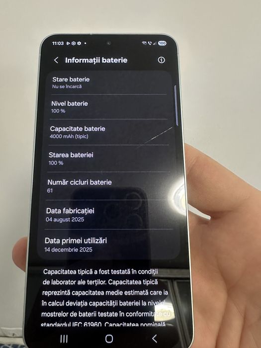 Samsung Galaxy S25 256GB Dual SIM(vanzare/schimb). Baterie 100%