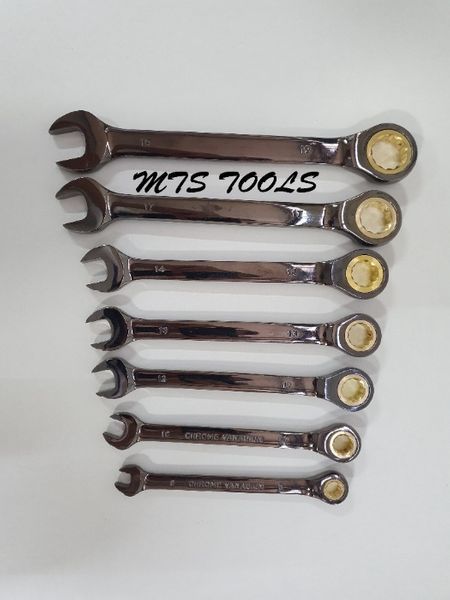 Set chei combinate cu clichet 8-19 mm 7 piese