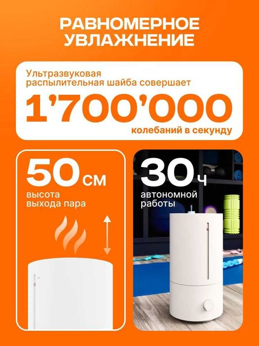 Настольный увлажнитель воздуха Xiaomi / Ультразвуковой увлажнитель