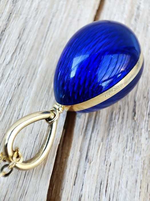 Faberge Pandantiv Aur 18K Oul Faberge Victor Mayer Lantisor Aur 18K