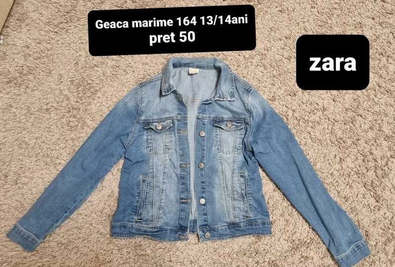 Geaca de blugi Zara 14 ani / 158-164 cm