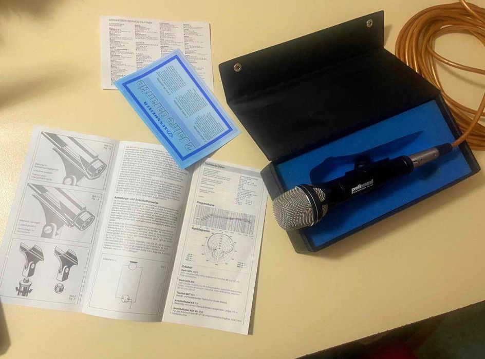 Microfon Sennheiser MD 427  Profisound+ cablu klotz