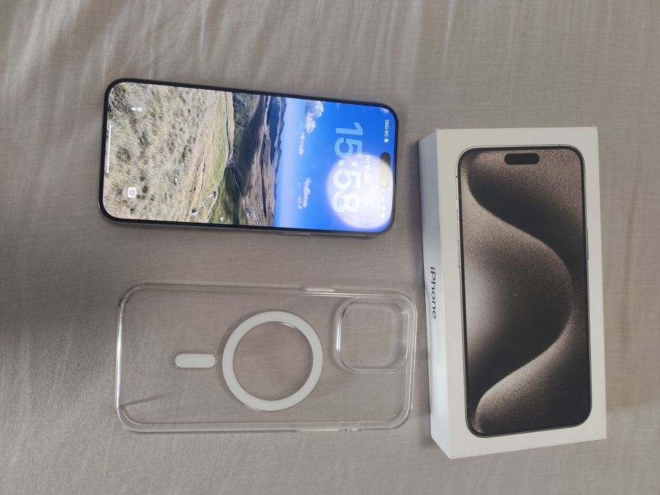 iPhone 15 Pro Max Natural Titanium 256 GB