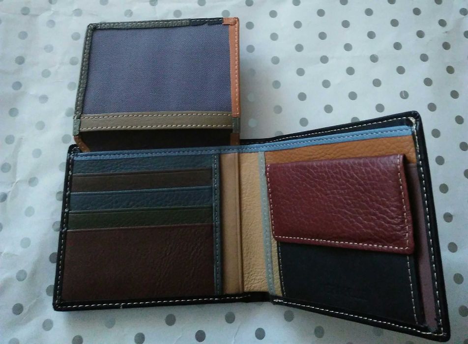 Мъжки портфейли естествена кожа