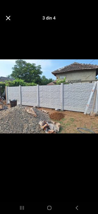 Gard din placi ciment