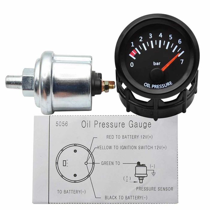 INDICATOR ceas MANOMETRU presiune ULEI motor tractor electronic