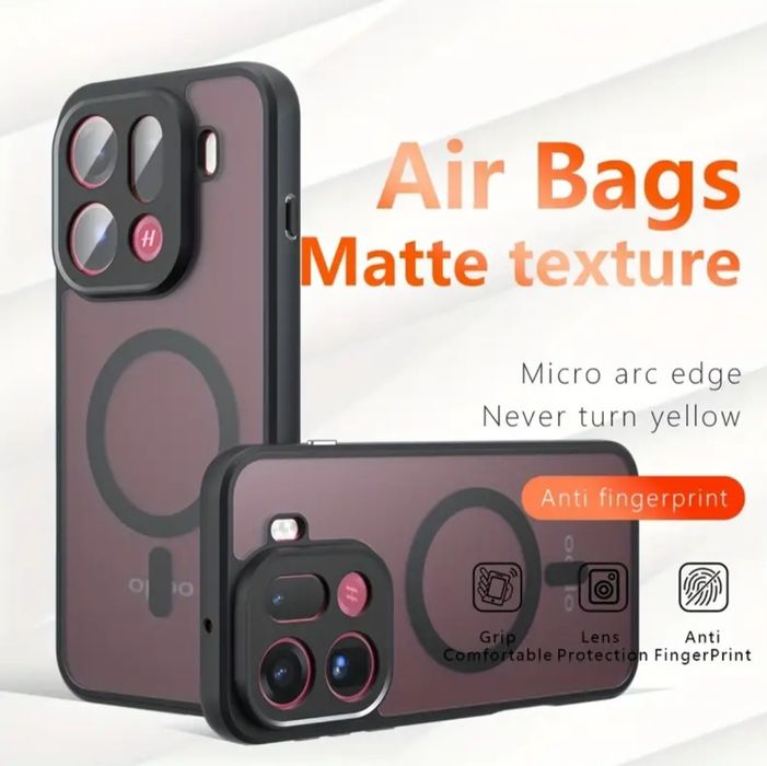 Oppo find X9 pro,X9 magsafe case калъф ударо-устойчив Ново