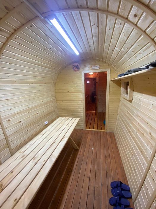 Семейная баня на дровах