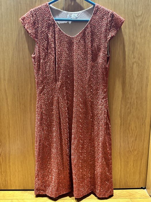 Rochie cu bumbac brodat S