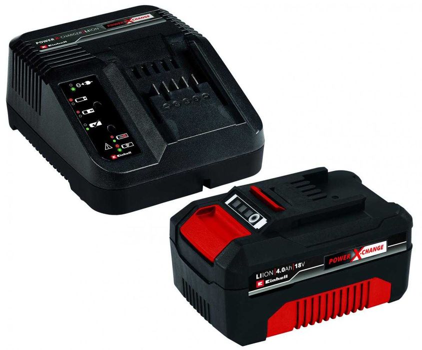 х3 броя батерии Einhell PXC 4Ah 18V  + зарядно устройство