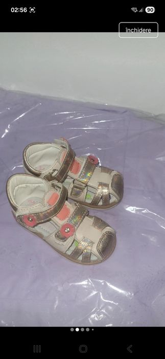 Sandale bebe fata marime 20 piele