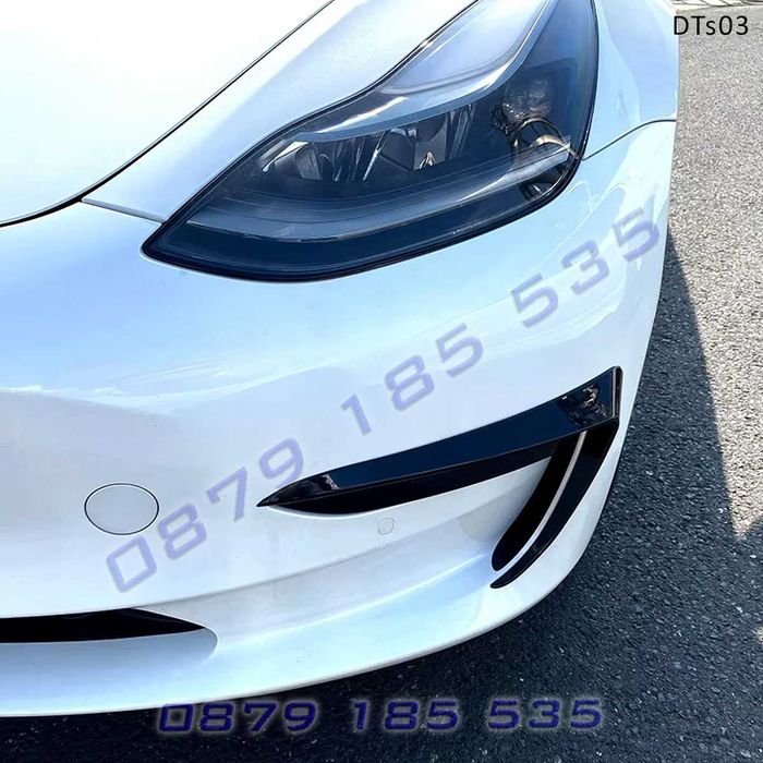 Тунинг сплитер добавки предна броня Tesla Model Y тесла модел у 19+