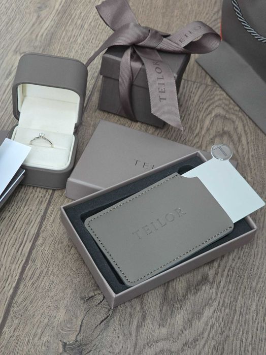 Inel diamant Teilor aur alb