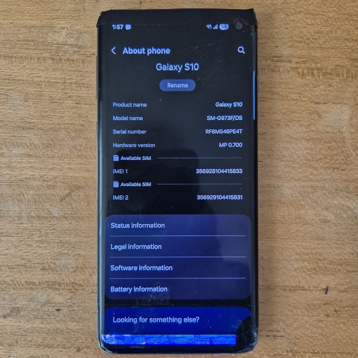 Samsung s10 - за части