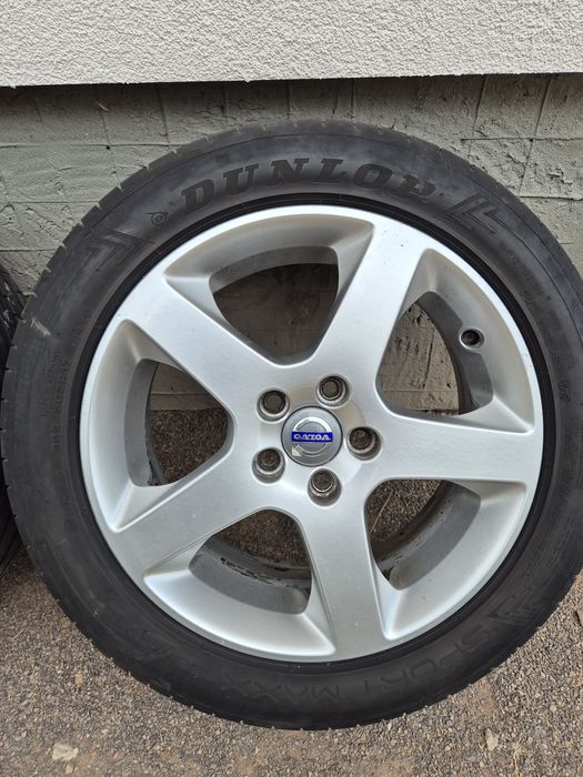 Volvo - aлуминиеви джанти 17 5x108 с гуми Dunlop - 225/50/17