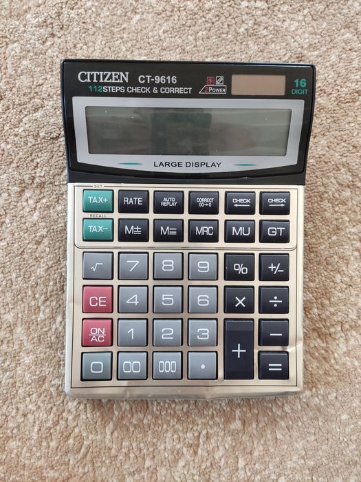 Калькуляторы Citizen и Casio