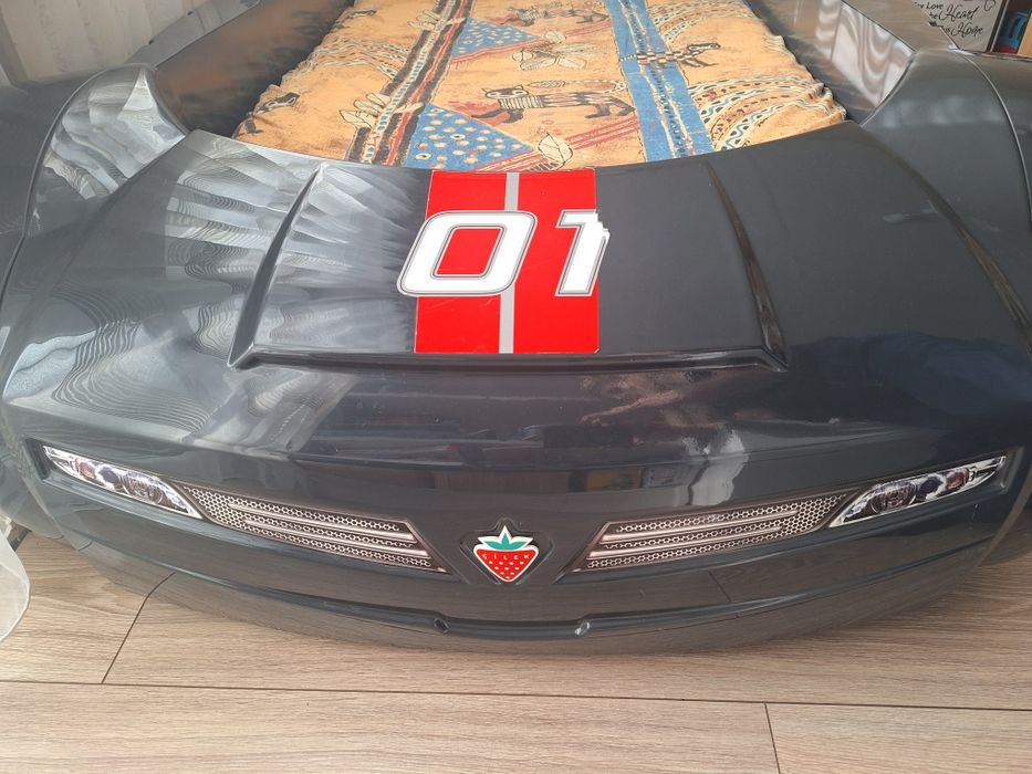 Детско легло-кола Cilek Turbo Max с матрак