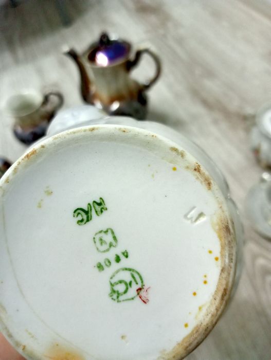 винтажный фарфоровый сервиз