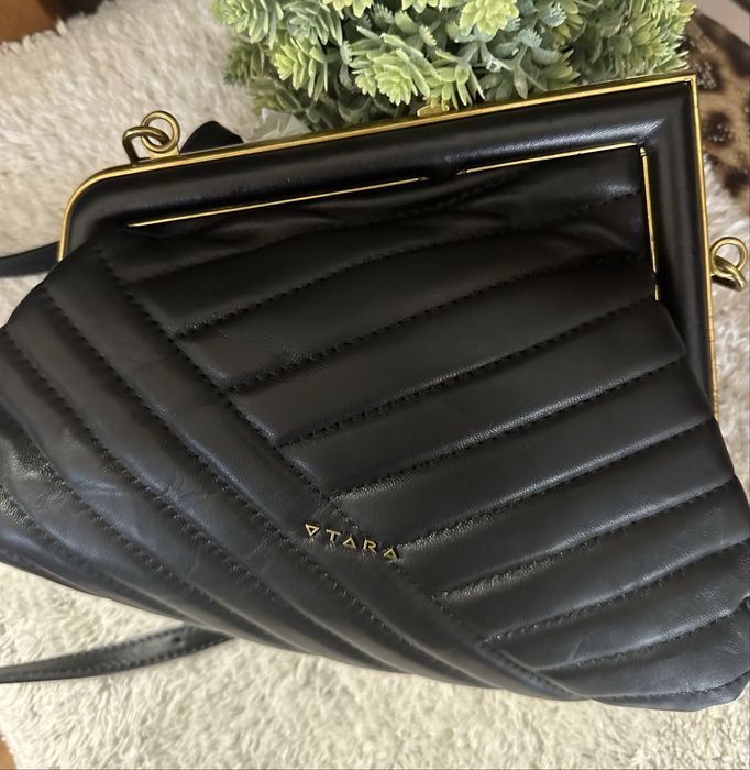 Дамска чанта естестврна кожа