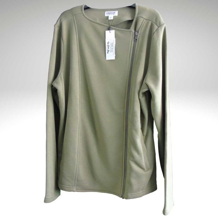 Jacheta Dama tip Moto The Drop olive green