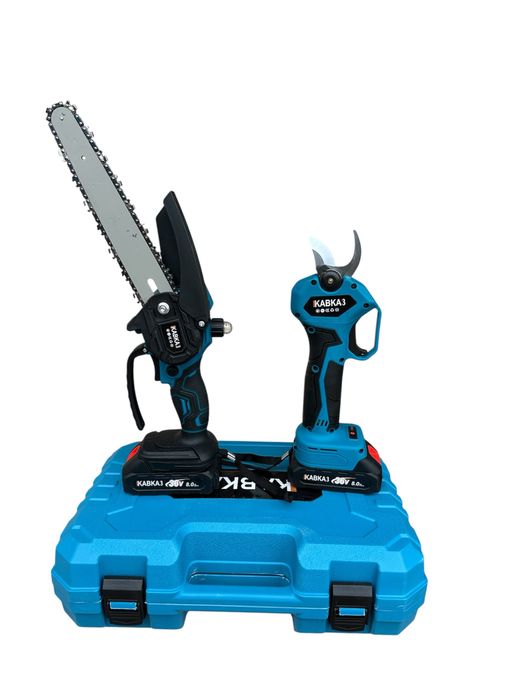 Акумулаторна лозарска ножица + резачка 2в1 36V,8Ah КАВКАЗ