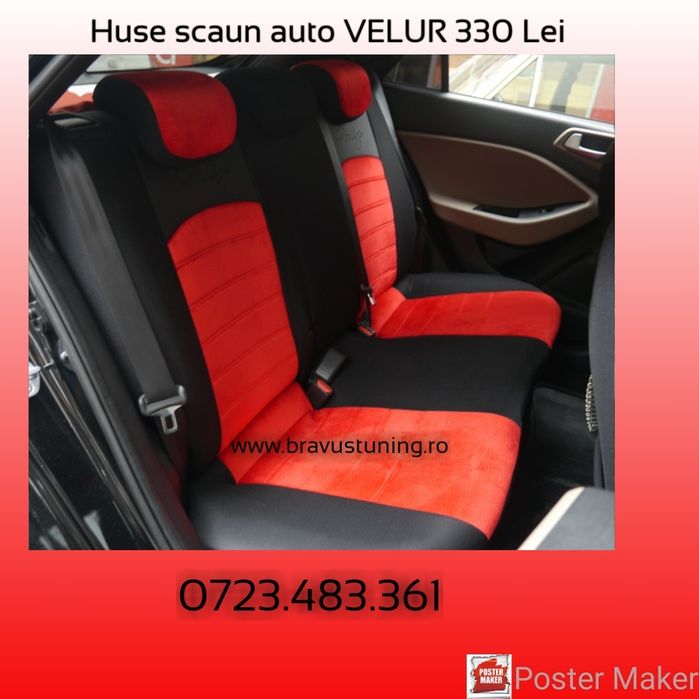 Huse scaun auto VELUR Audi,Bmw,Opel,Skoda,Passat,Logan
