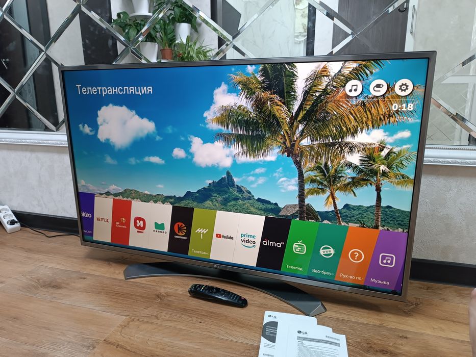 ТЕЛЕВИЗОР Смарт 125см LG 4k с документами.