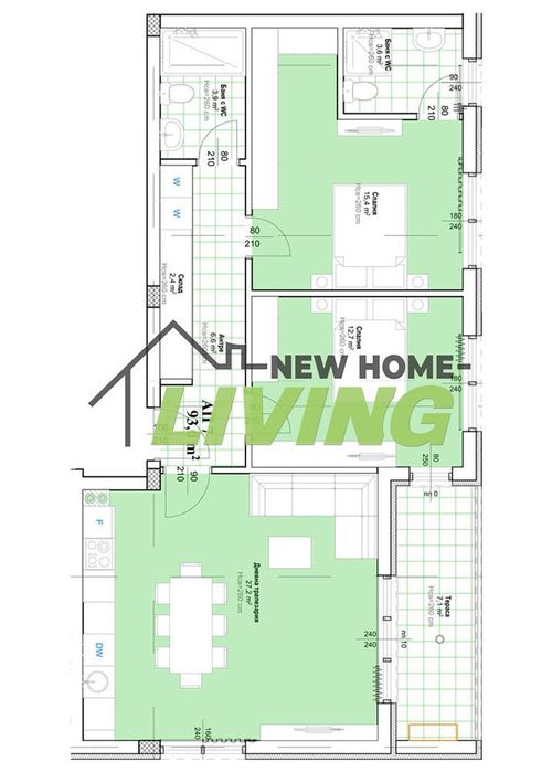 Продава се Тристаен апартамент в с. Марково, Област Пловдив - 107 кв.м за 767 €/кв.м - Снимка #6