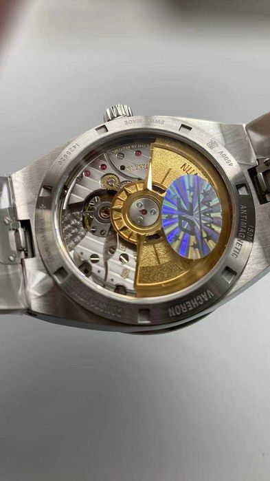 vacheron constantin anti-magnetic сребристо-синьо