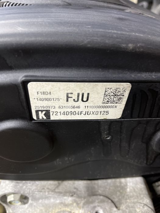 Двигатель Chevrolet F18D4 1.8 ECOTEC