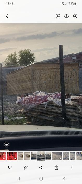 Vand magazie din lemn