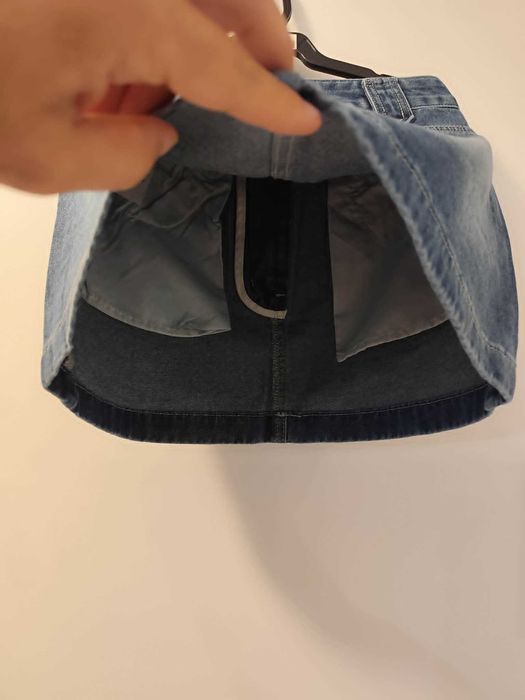 PRET REDUS  -  Fustă din denim damă, XS, nouă fără etichetă, albastru- PRET REDUS