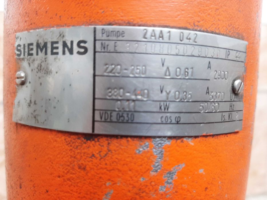 Насос  SIEMENS пр-ва Германия (новый)