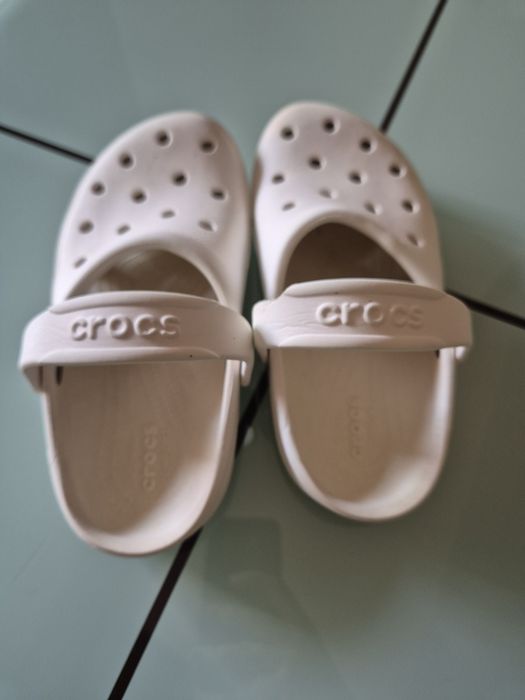 Crocs papuci/saboți dama marimea 37 interior 23 cm  Culoarea alb