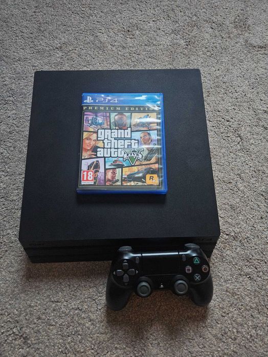 PS4 Pro 1Tb + Gta 5 и контролер