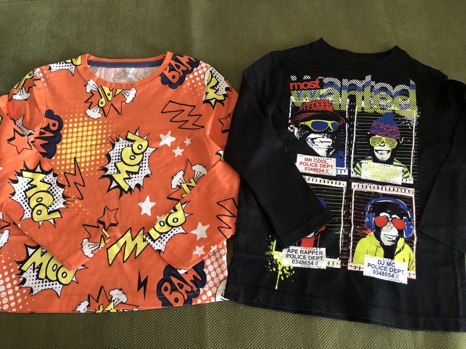 Блузки с дълъг ръкав за момче 110/116 (5-6г) Зара, НМ, Next и др.