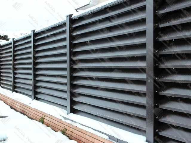 Забор жалюзи еврозабор