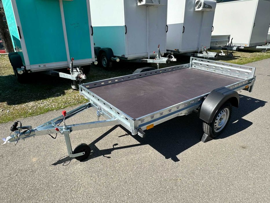 Remorca basculabila ATV 750kg noua REPO carte RAR nr. rosu