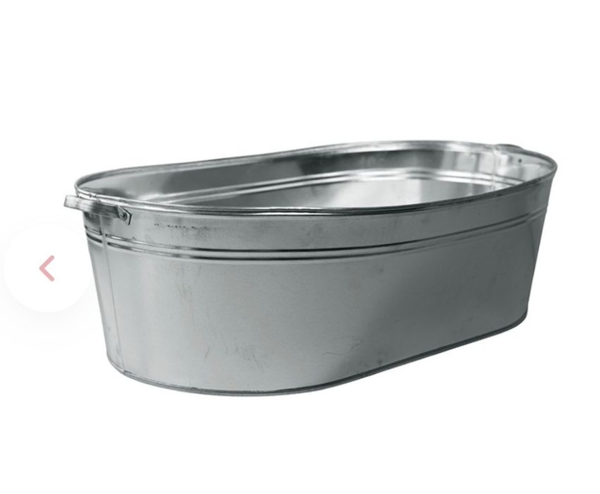 Cadă tablă galvanizată - Nouă - 100 litrii