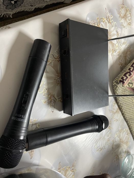 Колонки, микрофон