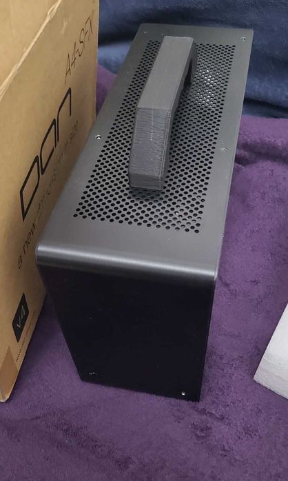 Carcasa Calculator DAN A4-SFX V4, Mini-ITX, ful aluminiu + ryser