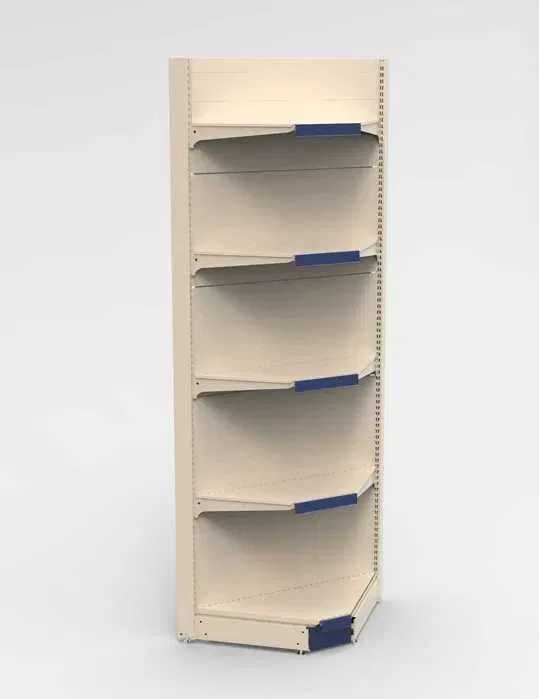 Професионални стелажи за магазин (120кг на рафт) и ъглови стелажи НОВИ